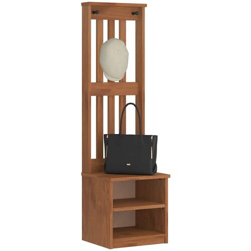 VidaXL Drvo za dvoranu SANDENS 45x40x159,5 cm puno drvo bor Slike