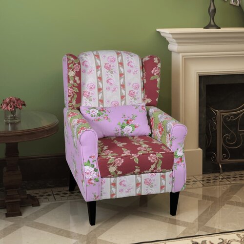 Motiv Fotelja Patchwork Dizajn Tkanina Slike