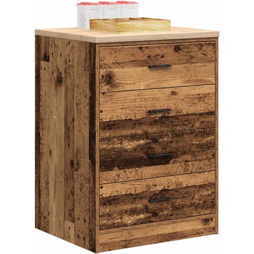 vidaXL Garažna omara za shranjevanje 60x51x85 cm trdna borovina Cene