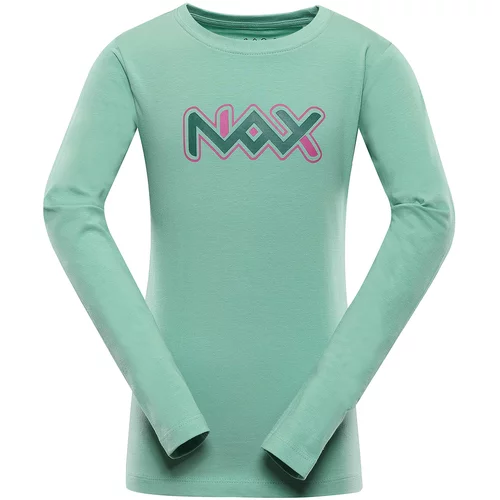 NAX Dětské bavlněné triko PRALANO aloe green