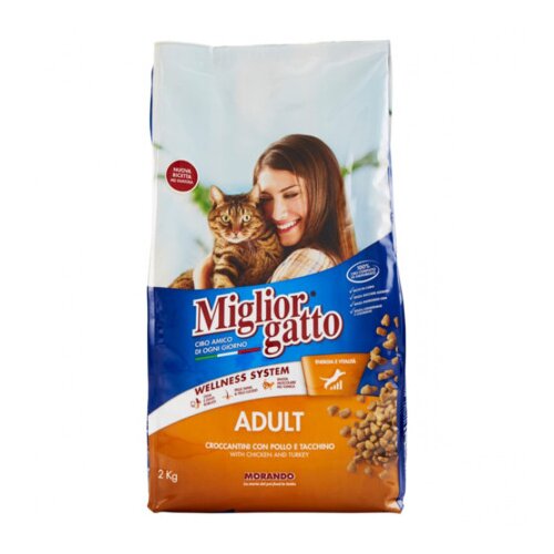  MIGLIOR GATTO KROKETI ZA MAČKE PILETINA PURETINA POVRĆE 2KG MIGLIOR Cijene
