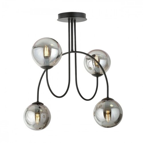 Mitea Lighting Luster crni 4xE27 Max.60W/220V M11099-4 Slike