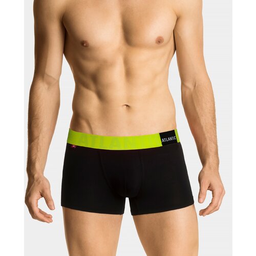 Atlantic Man boxers PREMIUM with mikromodal - black/yellow Slike