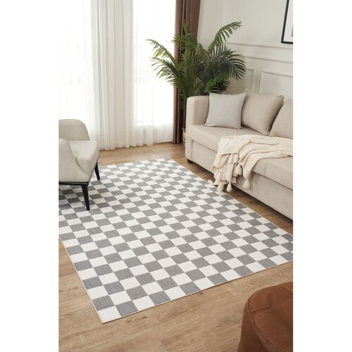 Conceptum Hypnose Damas 4004 - Tepih u krem i antracit boji (60 x 100 cm) Cene