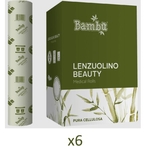 Paperblu Medicinska rolna Bambu, 50m, Celuloza, Dvoslojna, 6 rolni Slike