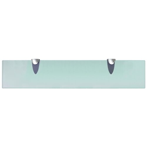  Zidne police 2 kom staklene 50 x 10 cm 8 mm Slike