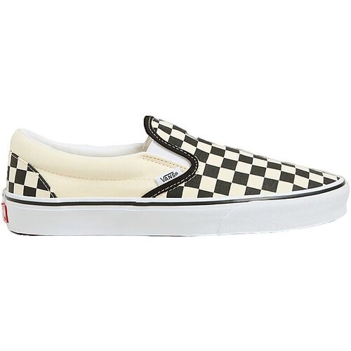 Vans Sandali & Odprti čevlji Imprim&eacute;e Damier Sans Lacet Ua Classic Slipon Bela Cene