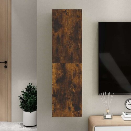  Stenska TV omarica dimljeni hrast 30,5x30x110 cm, (20730507) Cene