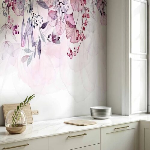  Foto tapeta - Foggy Nature - Pink 150x105 Slike