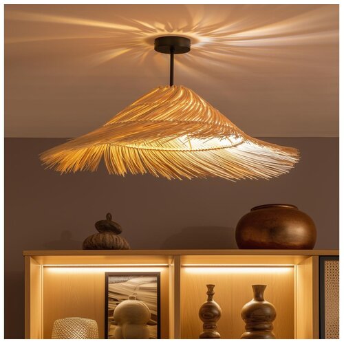 Brilagi LED plafonski luster CERIA BOHO 1xE27/60W/230V prečnik 70 cm crna/bež Cene