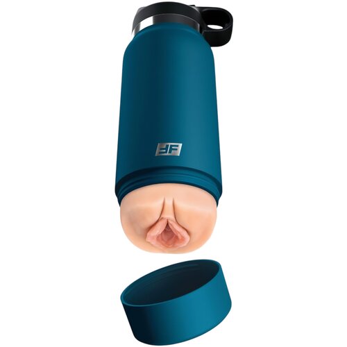 Pipedream PDX Plus Fuck Flask Private Pleaser Discreet Stroker Blue Bottle Light Slike