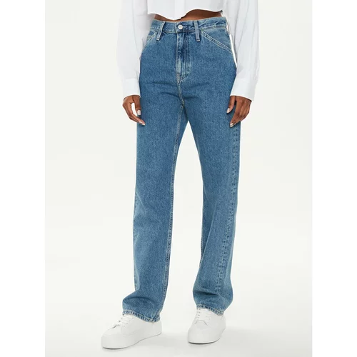 Calvin Klein Jeans Jeans hlače J20J223718 Modra Straight Fit