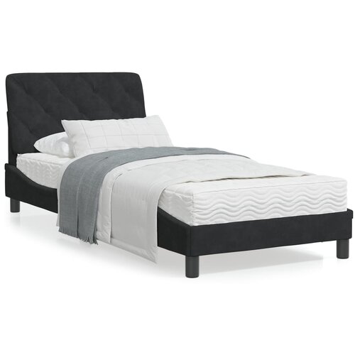 vidaXL Okvir kreveta s LED svjetlima crni 80 x 200 cm baršunasti Cijene