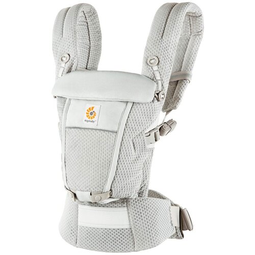 Ergobaby Kenguru Adapt Soft Flex Mesh biserno siva Slike
