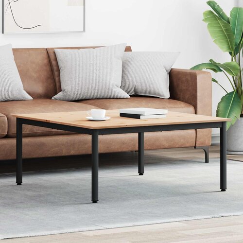  Kava Stol Prirodna 100 x 100 x 45 cm Čvrsto borovo drvo Cijene