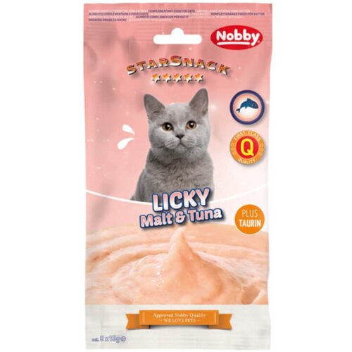 Nobby StarSnack Cat Licky krema, tuna in slad - 5 x 15 g Cene