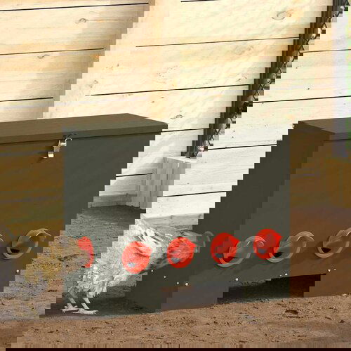 vidaXL hranilica za piliće maslinasto zelena 60.5 x 29 x 51 cm Cijene