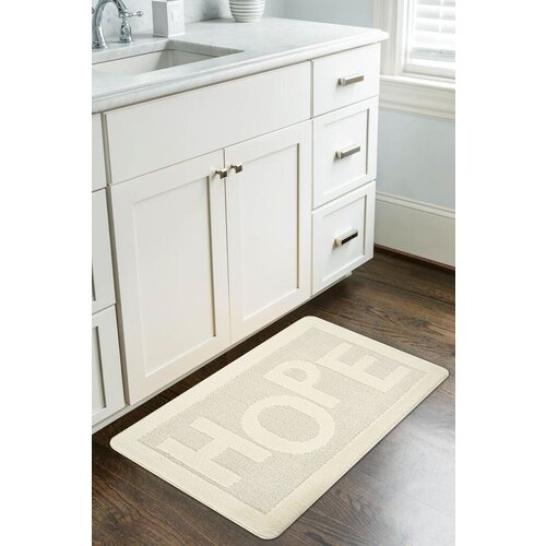 Lessentiel Maison podloga za kupatilo hope, 60x100 cm, krem Slike