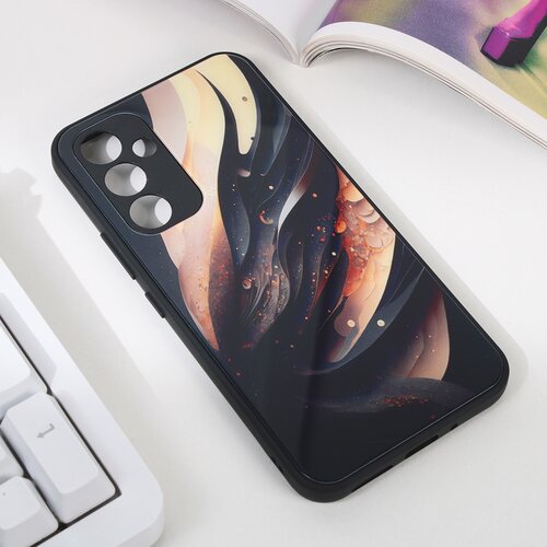  Torbica abstract za samsung A546B galaxy A54 5G crna Slike