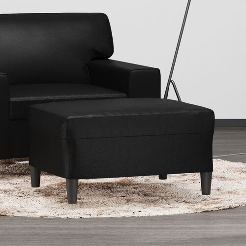 VidaXL Tabure crni 70 x 55 x 41 cm od umjetne kože Slike