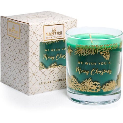 SANTINI Cosmetic Christmas Tree dišeča sveča 200 g Cene