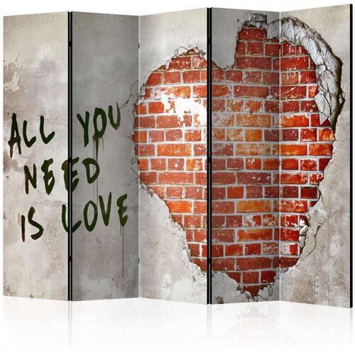  Paravan u 5 dijelova - Love is all you need II [Room Dividers] 225x172 Cijene