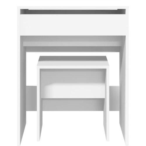  Toaletni stolić sa stolcem bijeli 60 x 40 x 113,5 cm Slike