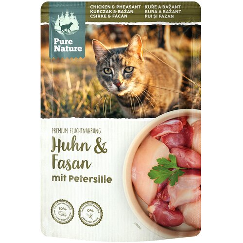 PURE NATURE Feline 12 x 85 g - Piščanec in fazan Cene