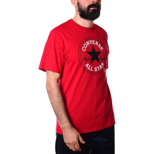 Converse muška majica kratak rukav CHUCK PATCH TEE RED M 10007887-A06-603 Cene