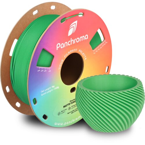 Polymaker Panchroma&amp;trade; PLA Matte Forest Green - 1,75 mm / 1000 g Slike
