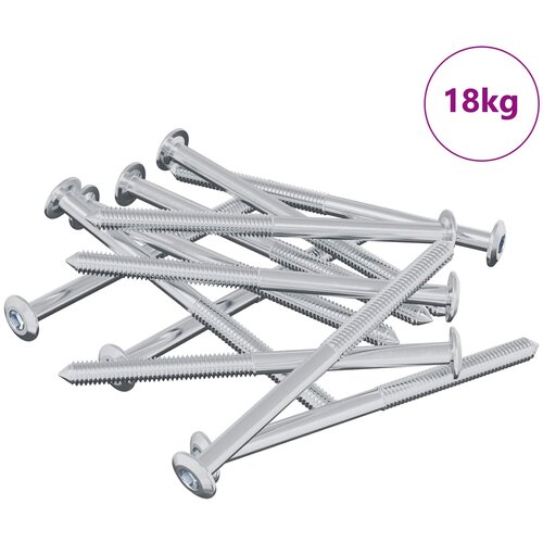 vidaXL Vijak 1200 pcs srebrna M6 x 85 mm Jeklo, (5000163890) Cene