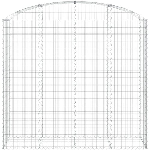  Gabionska ko&amp;scaron;ara s lukom200x50x180/200 cm pocinčano željezo Slike