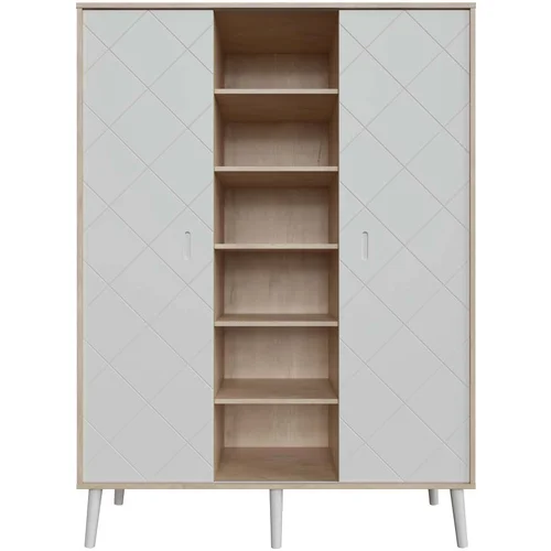 Faktum Peak XL ormar s 2 vrata, Natural Oak-White