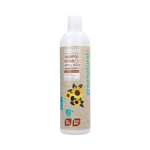Greenatural Repair &amp;scaron;ampon s karitejevim maslom in sončnicami Slike
