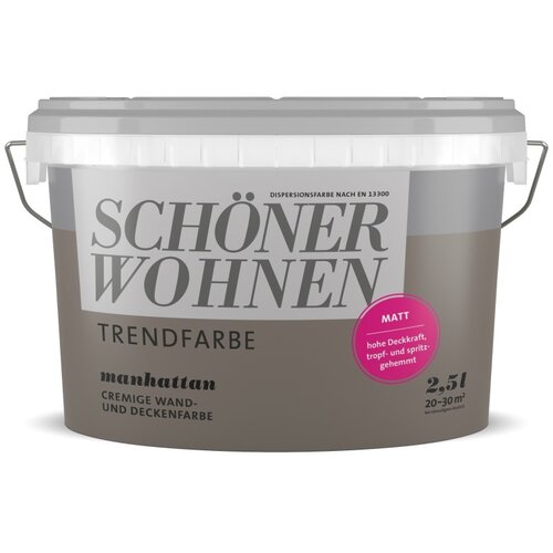 SCHÖNER WOHNEN unutarnja disperzijska boja Trend (Manhattan, 2,5 l) Cijene