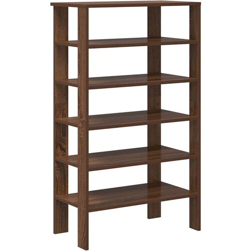 Maison Chic Regal za čevlje - Polica za čevlje rjav hrast 61x32x105 cm inženirski les, (21777344) Slike