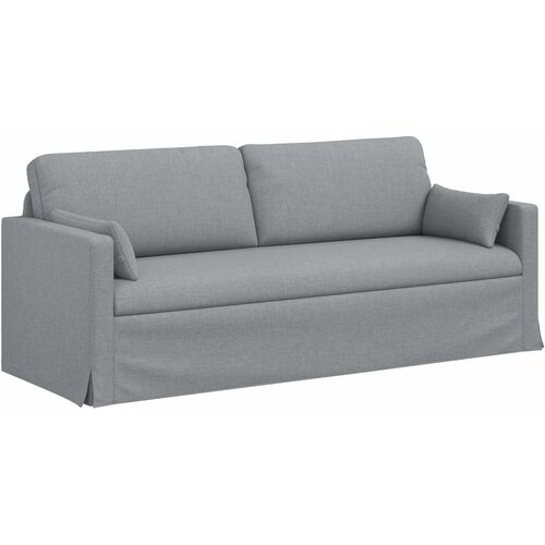  Set sofe 2 pcs Svijetlo siva 198 x 78 x 80 cm tkanina Slike