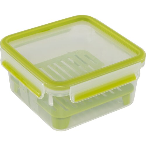 Emsa Clip&Go Food Storage Box green 1,3 L Cene