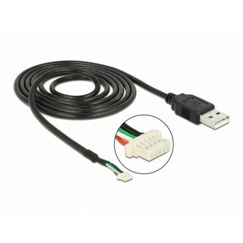 Delock kabel USB 2.0 TipA - 5pin 1,5m črn 95986, (21028134) Cene