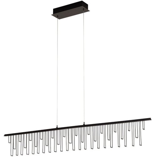 Nova Luce Aluminijasta LED zatemnitvena viseča svetilka v sijajno srebrni barvi Stellar &ndash; Cene