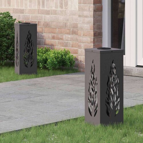  Solarna LED svjetlost za stazu 2 pcs Crna Hladno valjana čelika Cijene