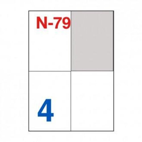 NANO Etikete za laserske i ink-jet pisače , N-79, 105x148 mm, 100/1 Cijene