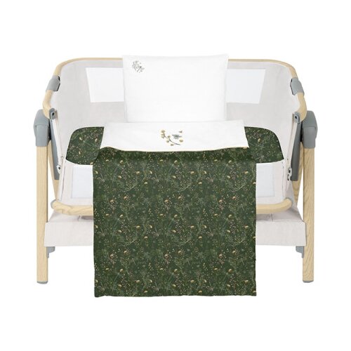 Kikka Boo Posteljina za kolevku set 5 pcs Secret Garden Green KKB51075 Slike