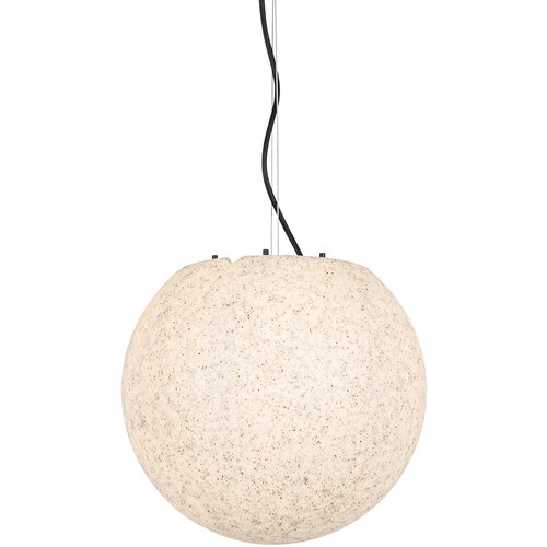 QAZQA Moderna zunanja viseča svetilka siva 35 cm IP65 - Nura Cene