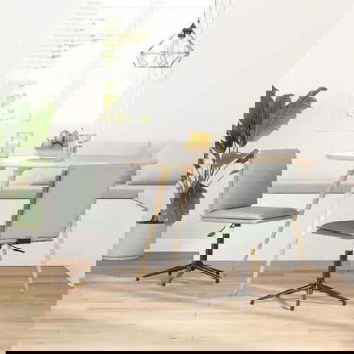 vidaXL Jedilni stoli 2 kosa svetlo siv žamet Cene