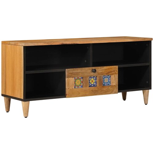 TV ormar s ladicama Prirodna 100 x 33 x 46 cm Čvrsto drvo manga Cijene