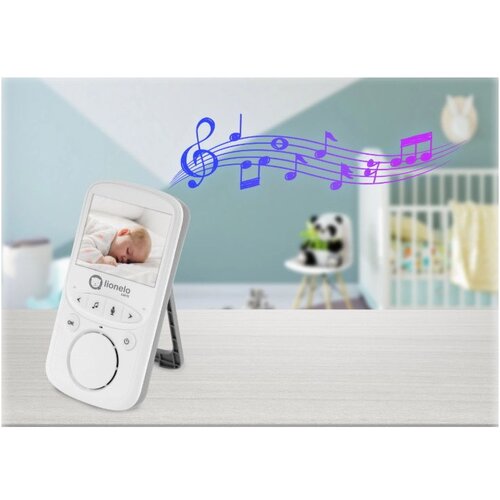Lionelo dječji video monitor BabyLine 5.1, 2xkamera, 8 uspavanki, domet do 300m Slike