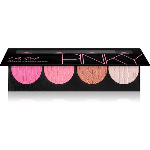 L.A. Girl Cosmetics Blush Collection osvetljevalec, bronzer in rdečilo odtenek Pinky 22 g Cene