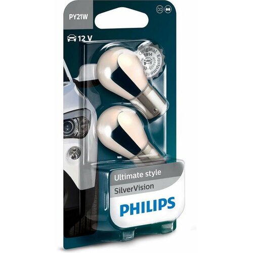 Philips sijalica P21W silver vision - 2 kom, Slike