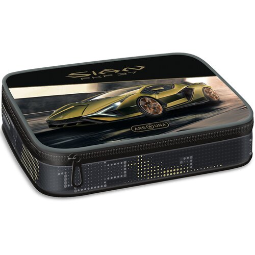 Ars Una Žuta Lamborghini vi&amp;scaron;eslojna pernica 15,5x22,5x4,5 cm Slike